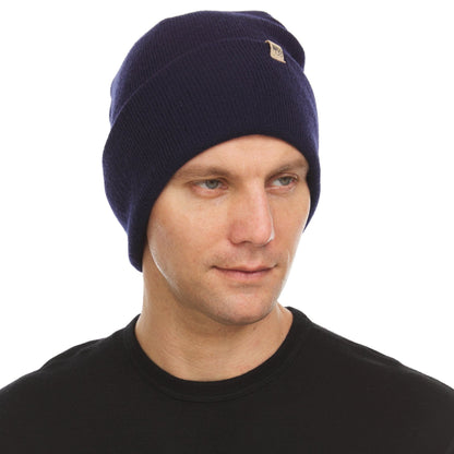 Gorro Beanie de Punto de Lana Merino de Peso Medio | 100% Lana Merino