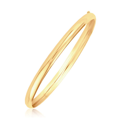 Pulsera clásica en oro amarillo de 14k (5.0mm)