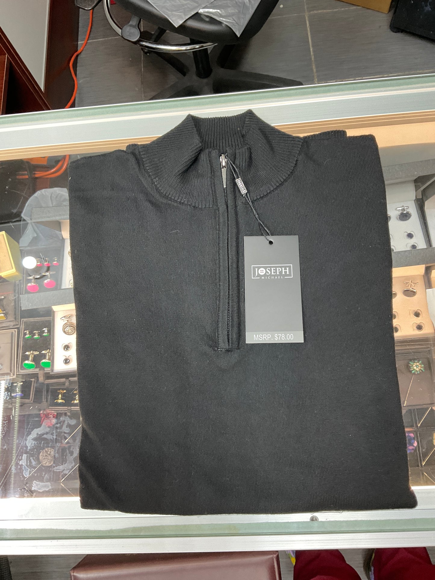 Joseph Micheal Zipper Cuello mock JM ZIP MOCK