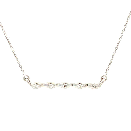 .05ct Diamond Fashion Pendants 14KT White Gold