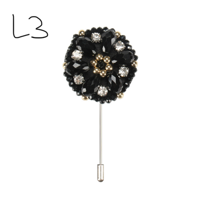 JSLP118 Bejewled Lapel Pin
