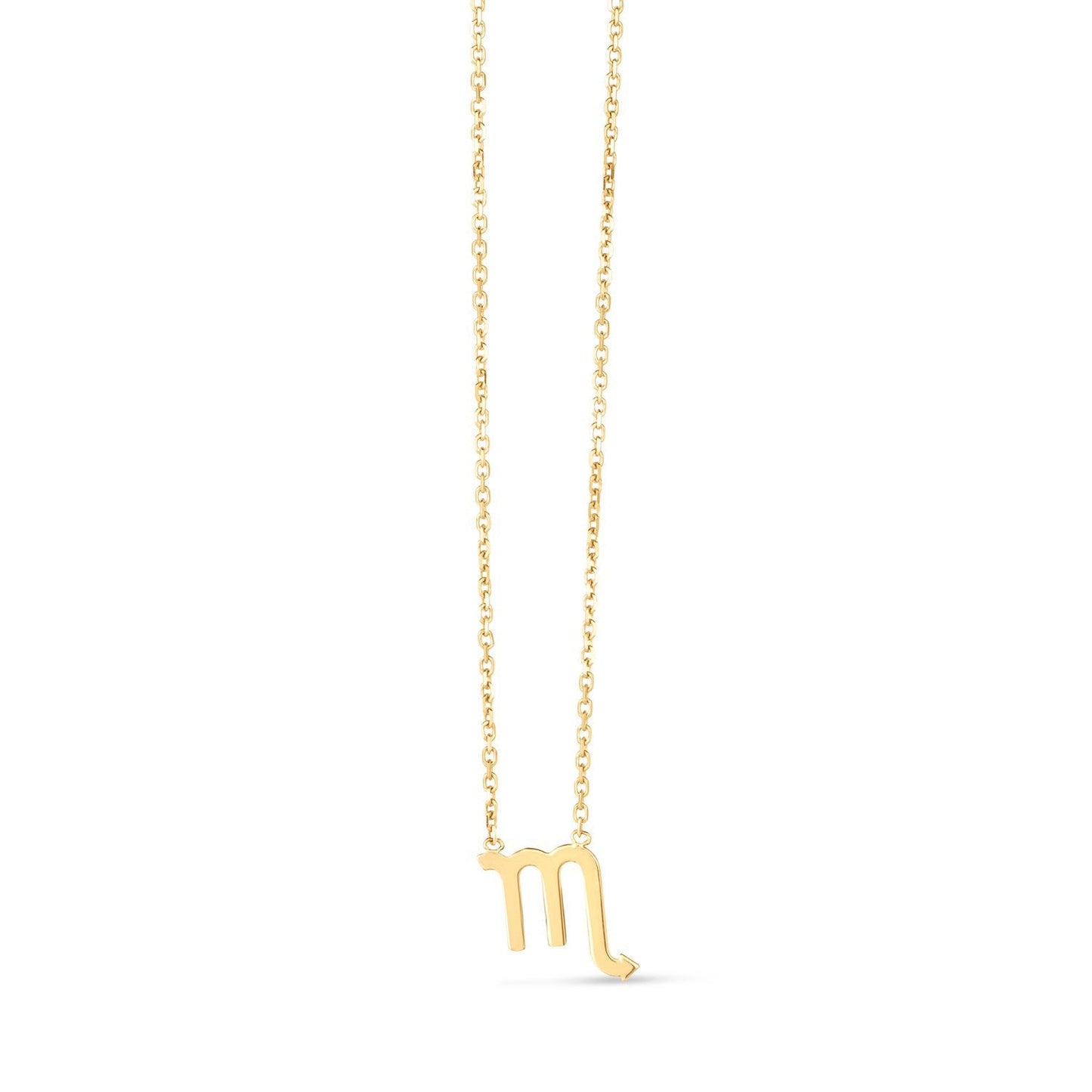 Collar de Escorpio de Oro Amarillo de 14K