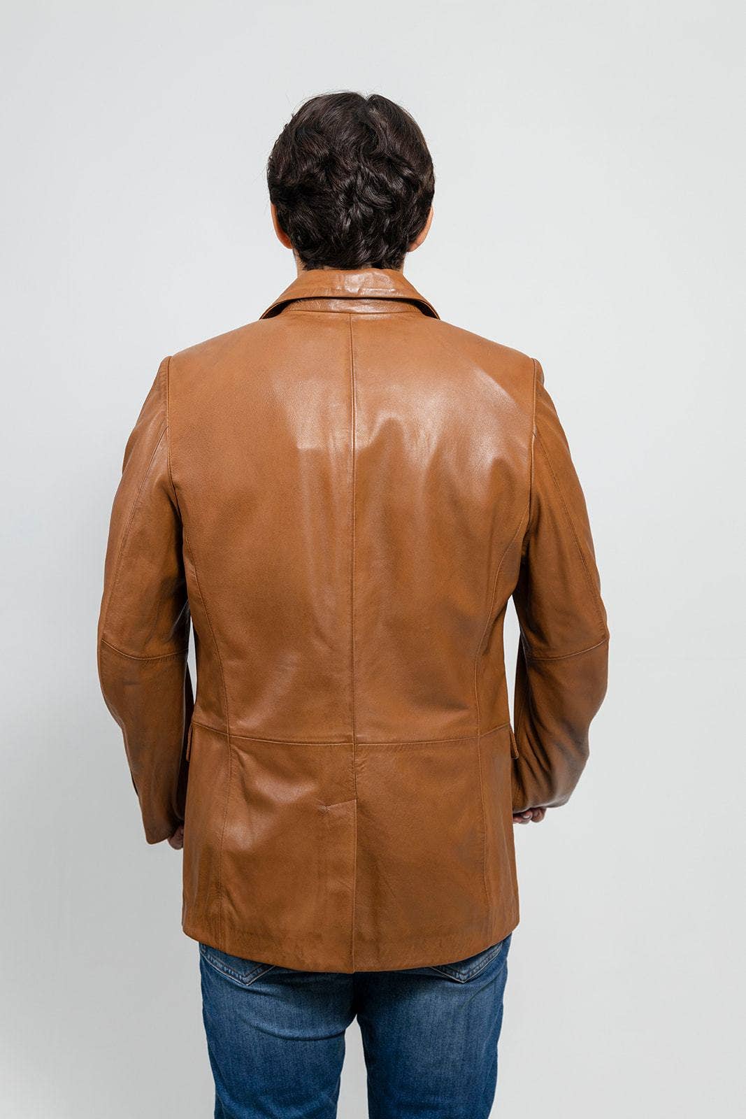 Esquire - Fashion Leather Jacket (Whiskey) - My Men's Shop