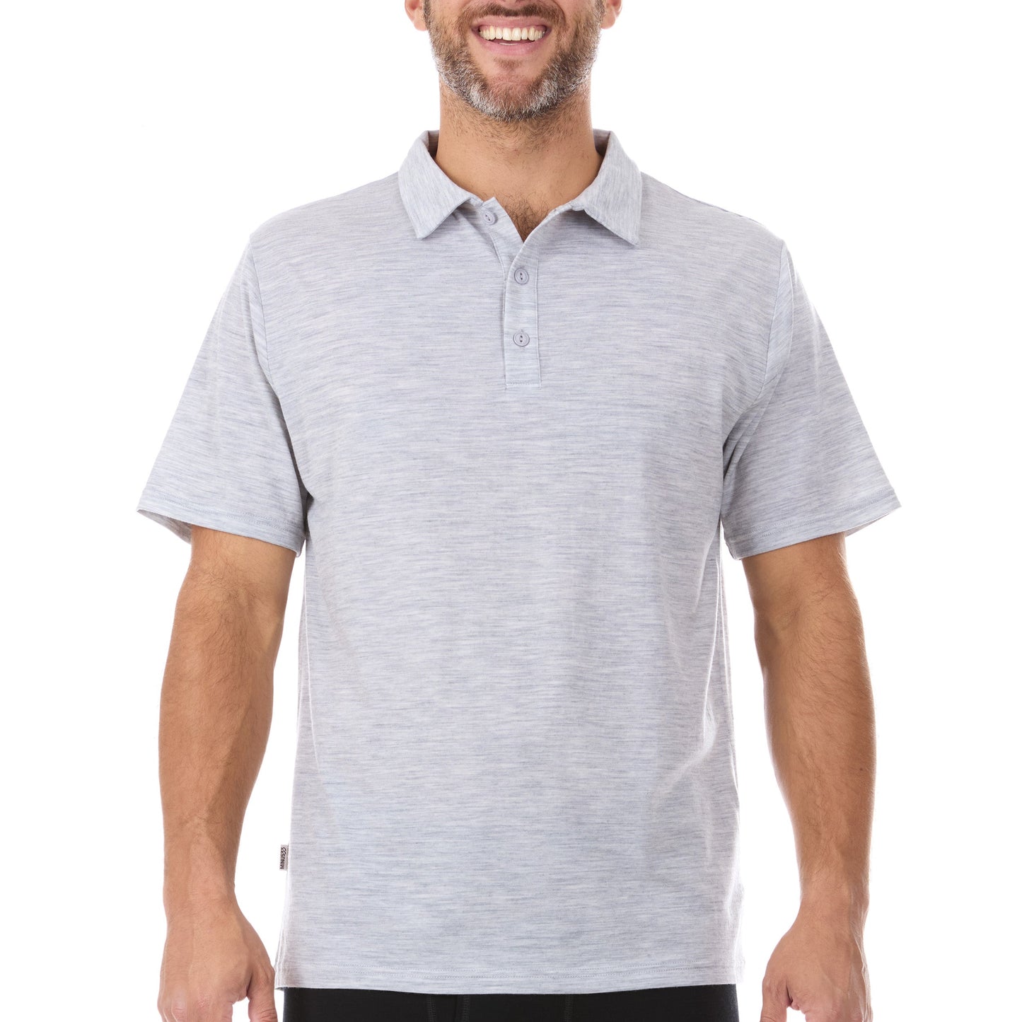 Micro Weight - Men's Wool Polo Woolverino - My Men's Shop