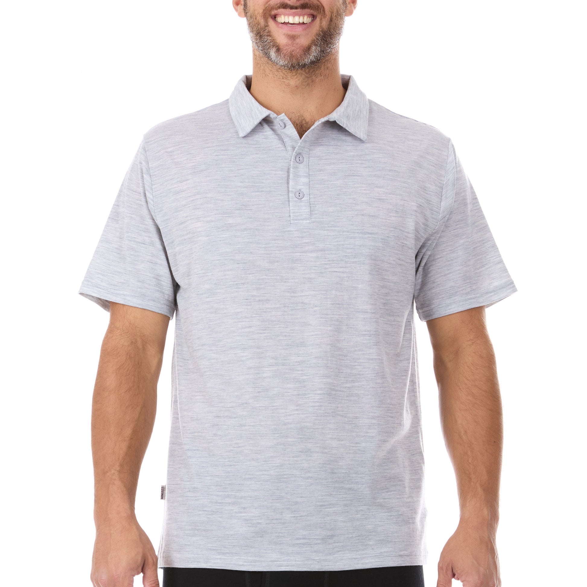 Micro Weight - Men's Wool Polo Woolverino - My Men's Shop