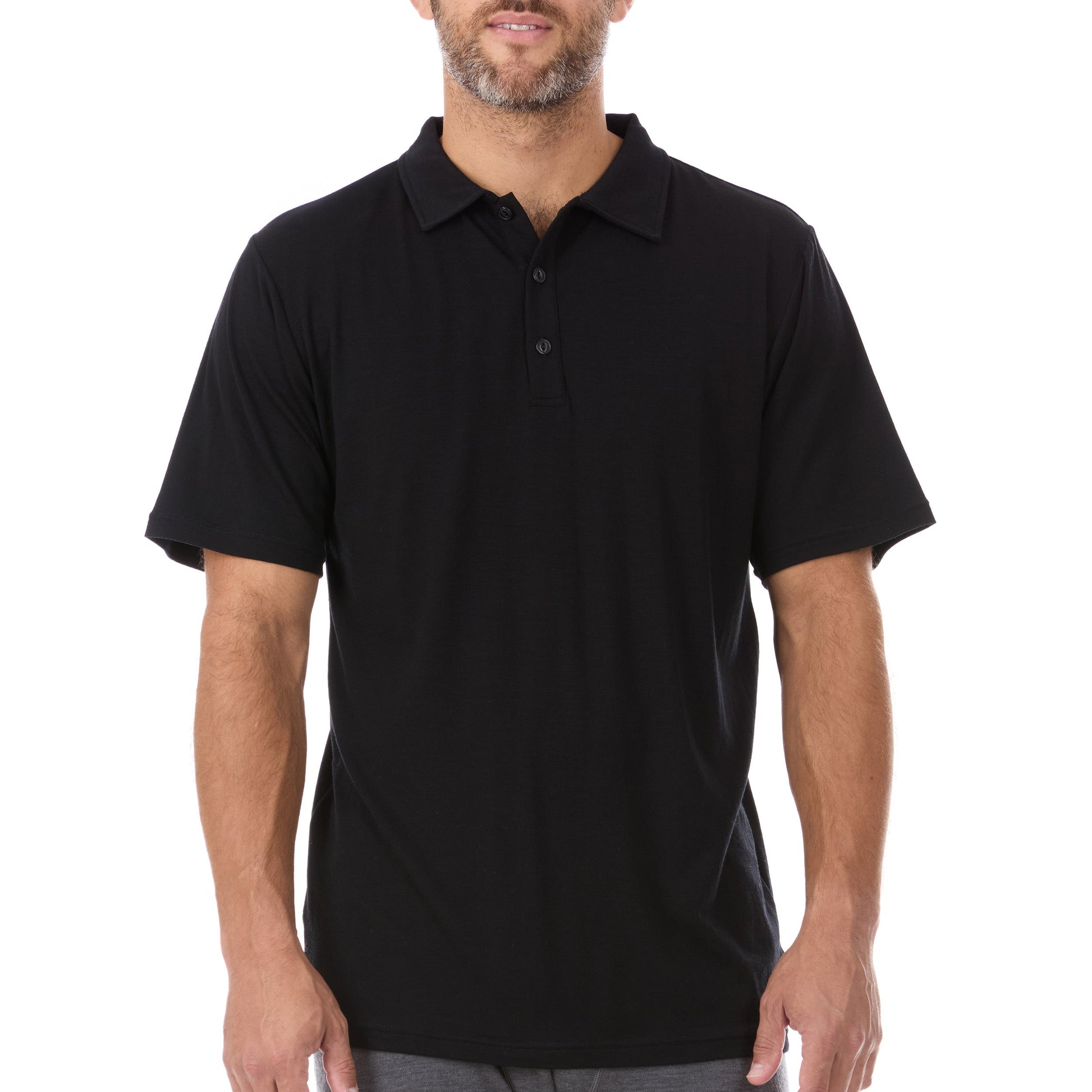 Micro Weight - Men's Wool Polo Woolverino - My Men's Shop