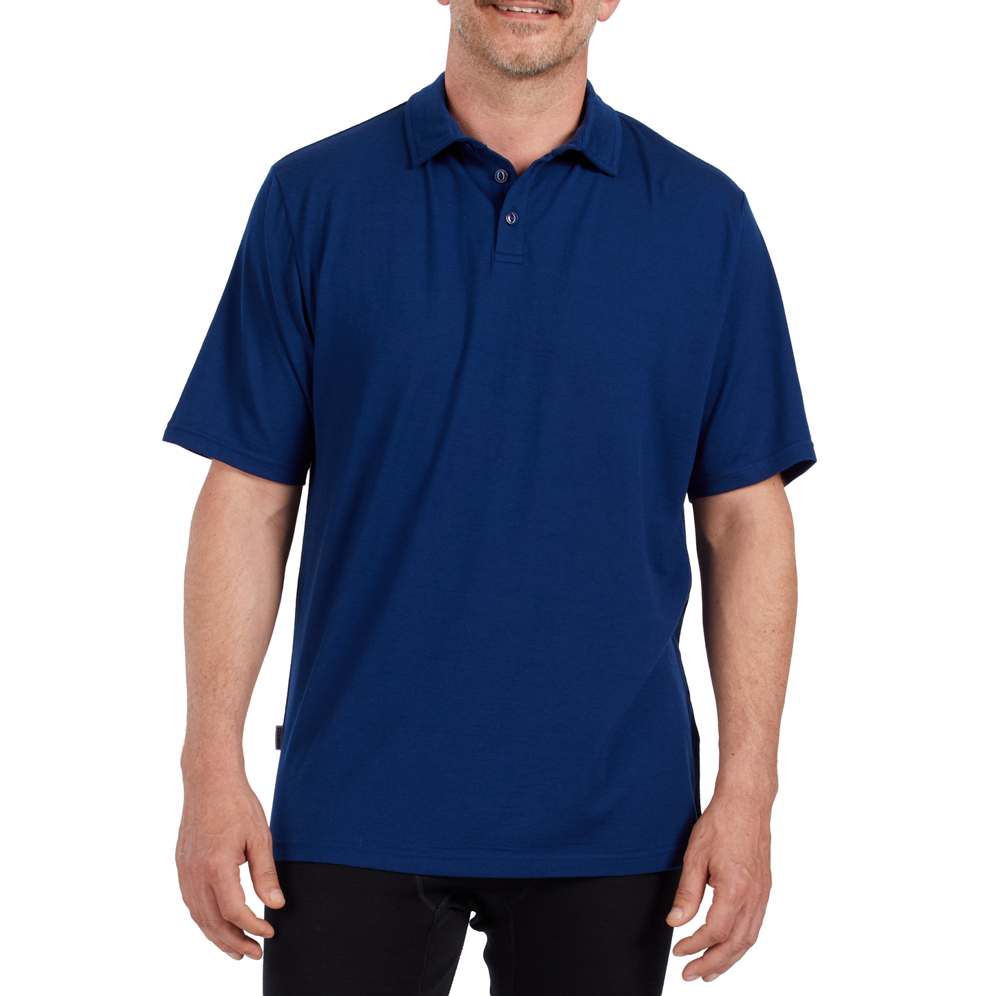 Polo de lana micrométrico para hombre - Woolverino