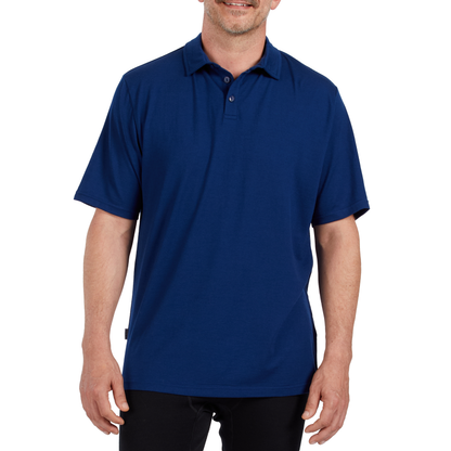 Polo de lana micrométrico para hombre - Woolverino