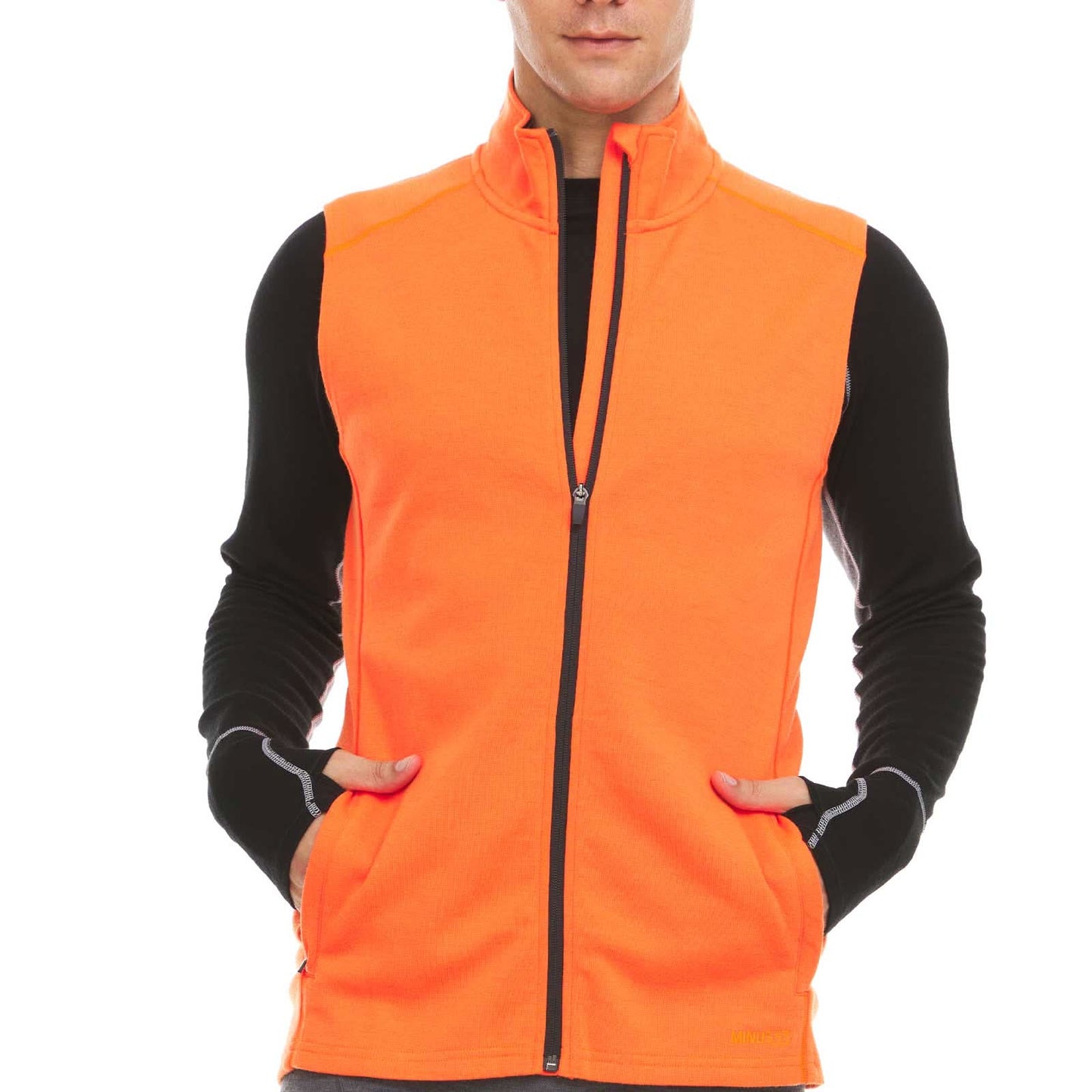 Heavyweight Men's Wool Vest - 100% Merino Wool