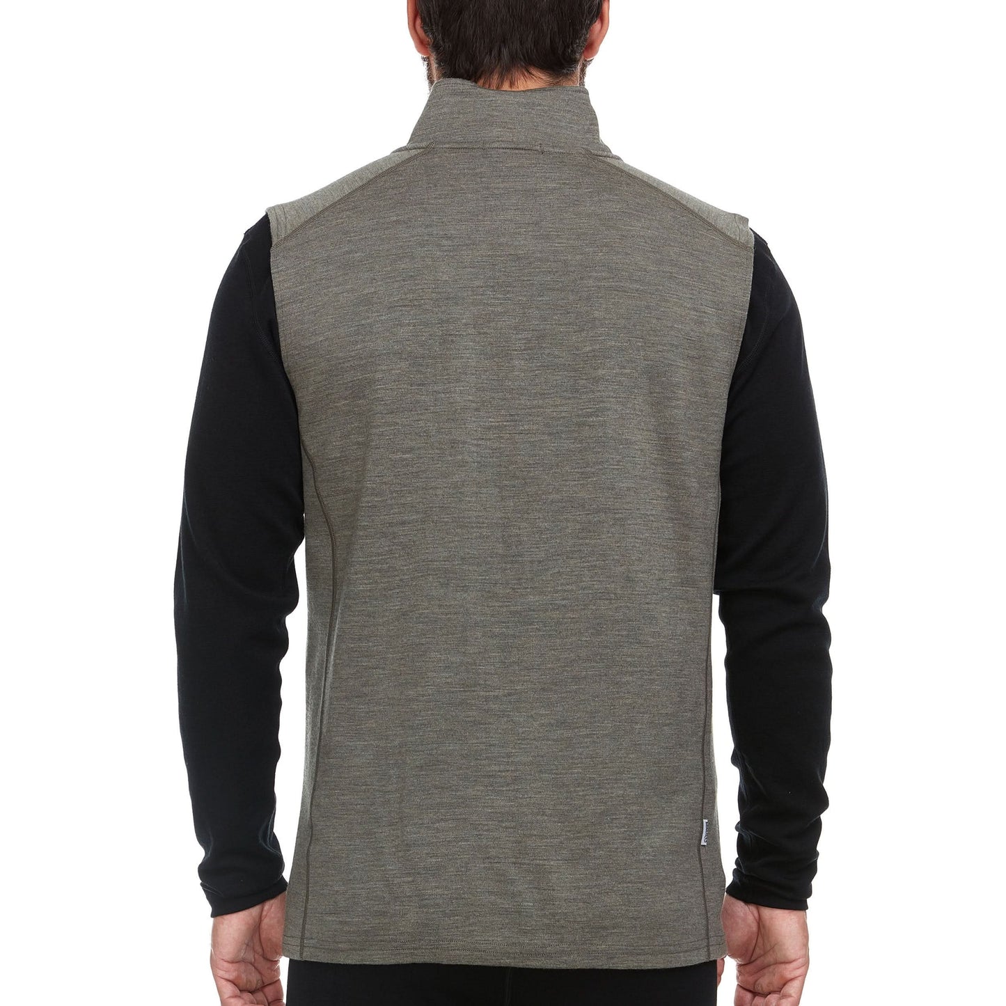 Chaleco de lana de hombre de alto gramaje - 100% lana merino