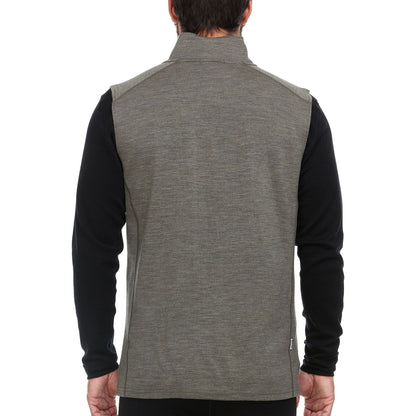 Chaleco de lana de hombre de alto gramaje - 100% lana merino