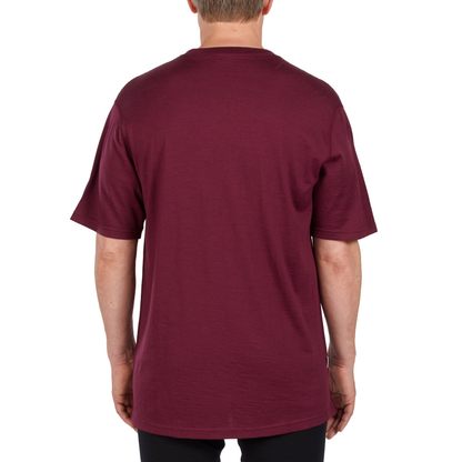 Camiseta Ligera de Lana para Hombre Cuello Redondo - 100% Lana Merino