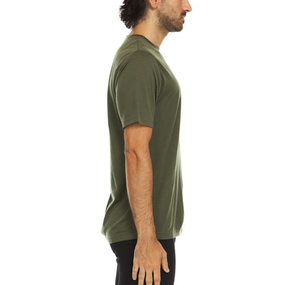 Camiseta Ligera de Lana para Hombre Cuello Redondo - 100% Lana Merino