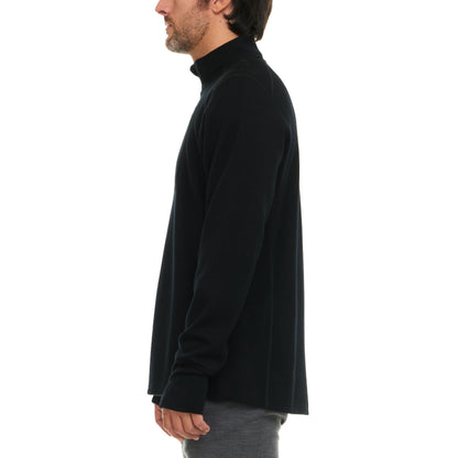 Sudadera de lana merino para hombre con cremallera de 1/4 - 100% Lana Merino