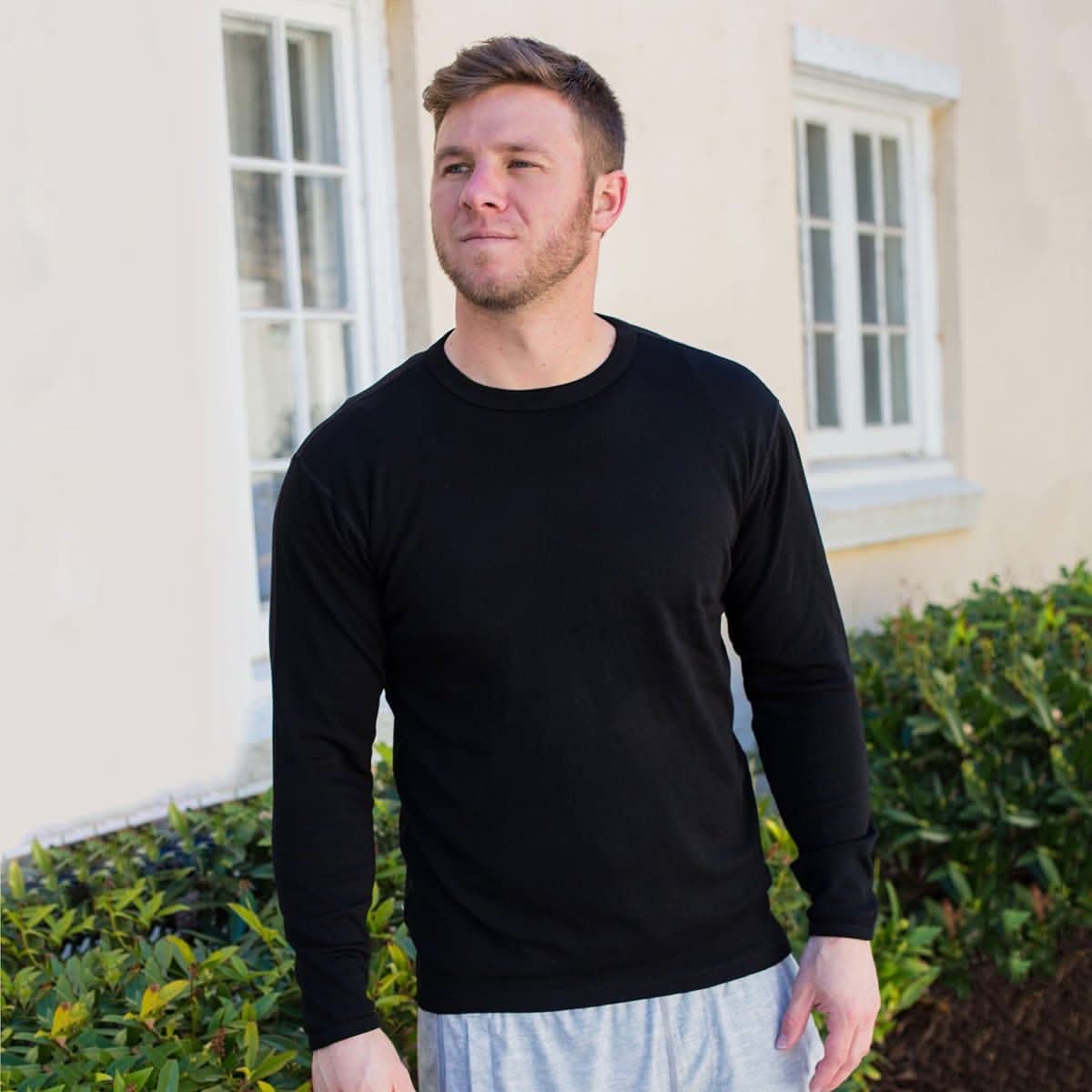 Heavyweight - Yukon Men's Crew 100% Merino Wool - My Men's Shop
