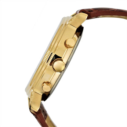 Men's Vintage Multi-Function Moon Phase Watch with Perpetual Calendar