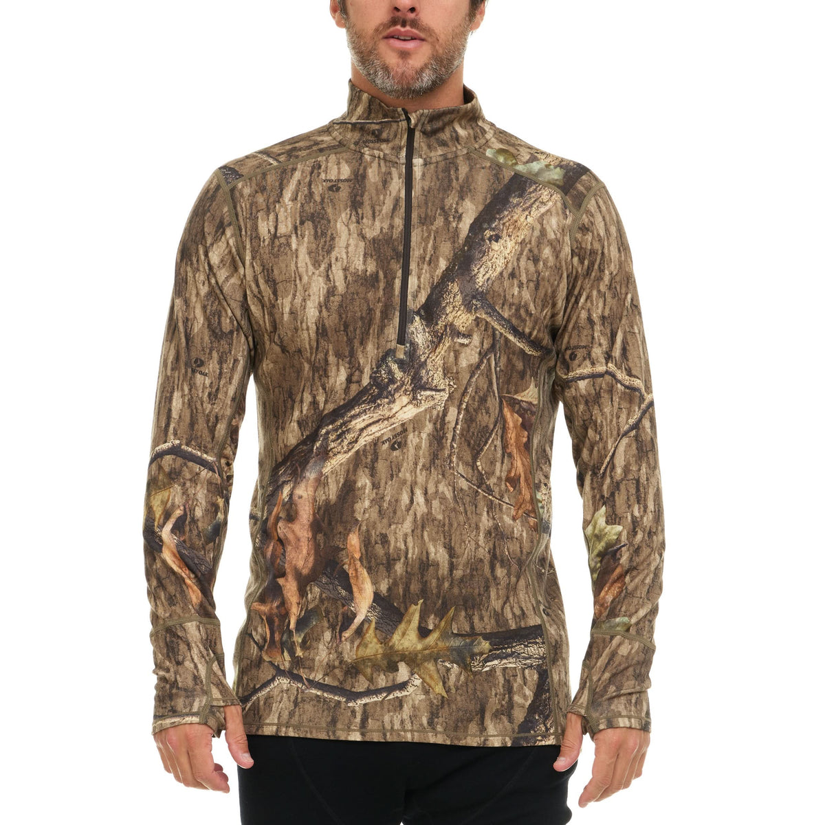 Cremallera de 1/4 de lana de peso medio para hombre - 100% lana merino