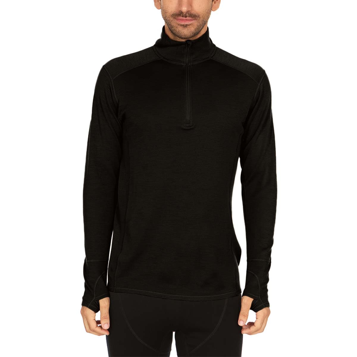 Midweight - Isolation Men's 1/4 Zip 100% Merino Wool - My Men's Shop