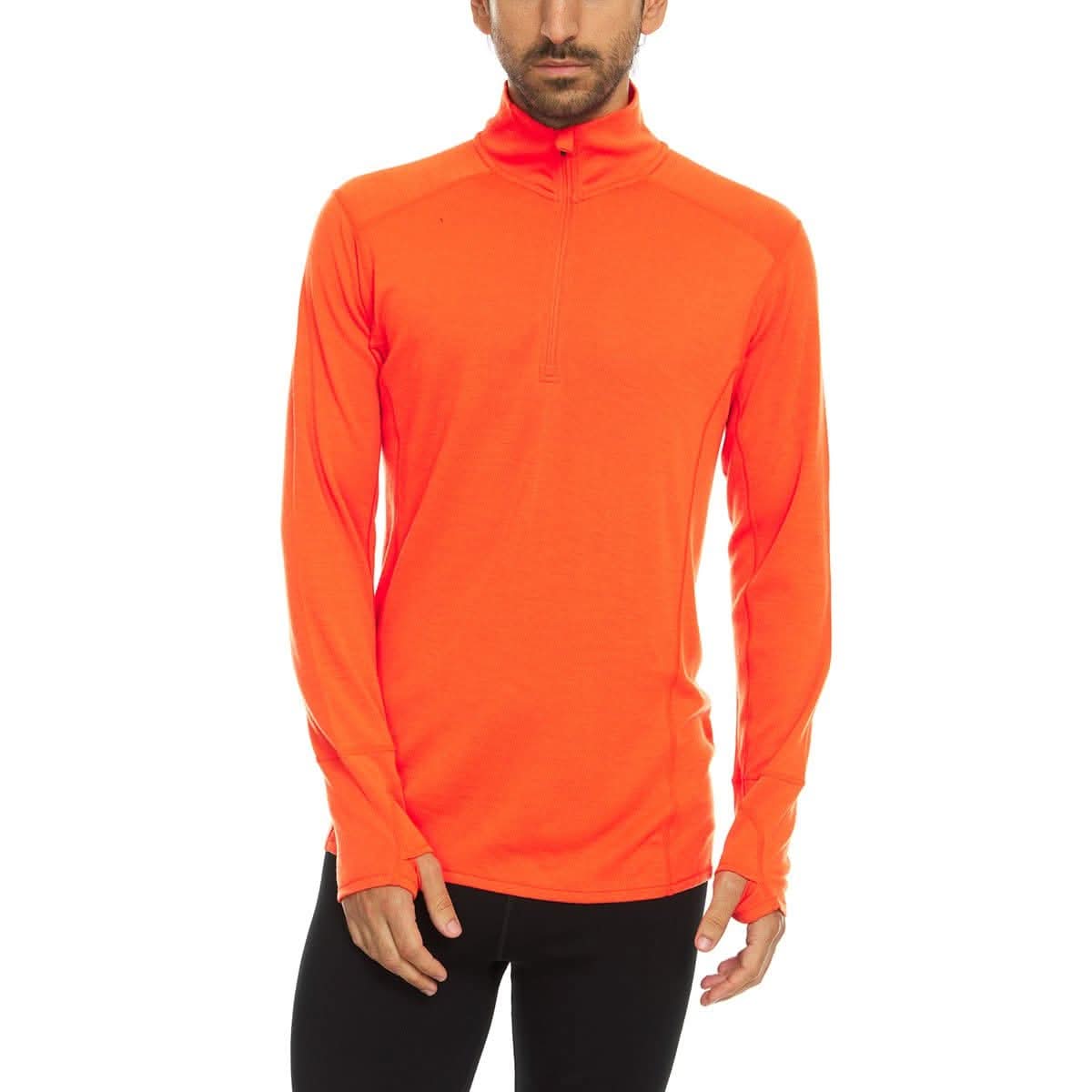 Midweight Men's Wool 1/4 Zip -  100% Merino Wool