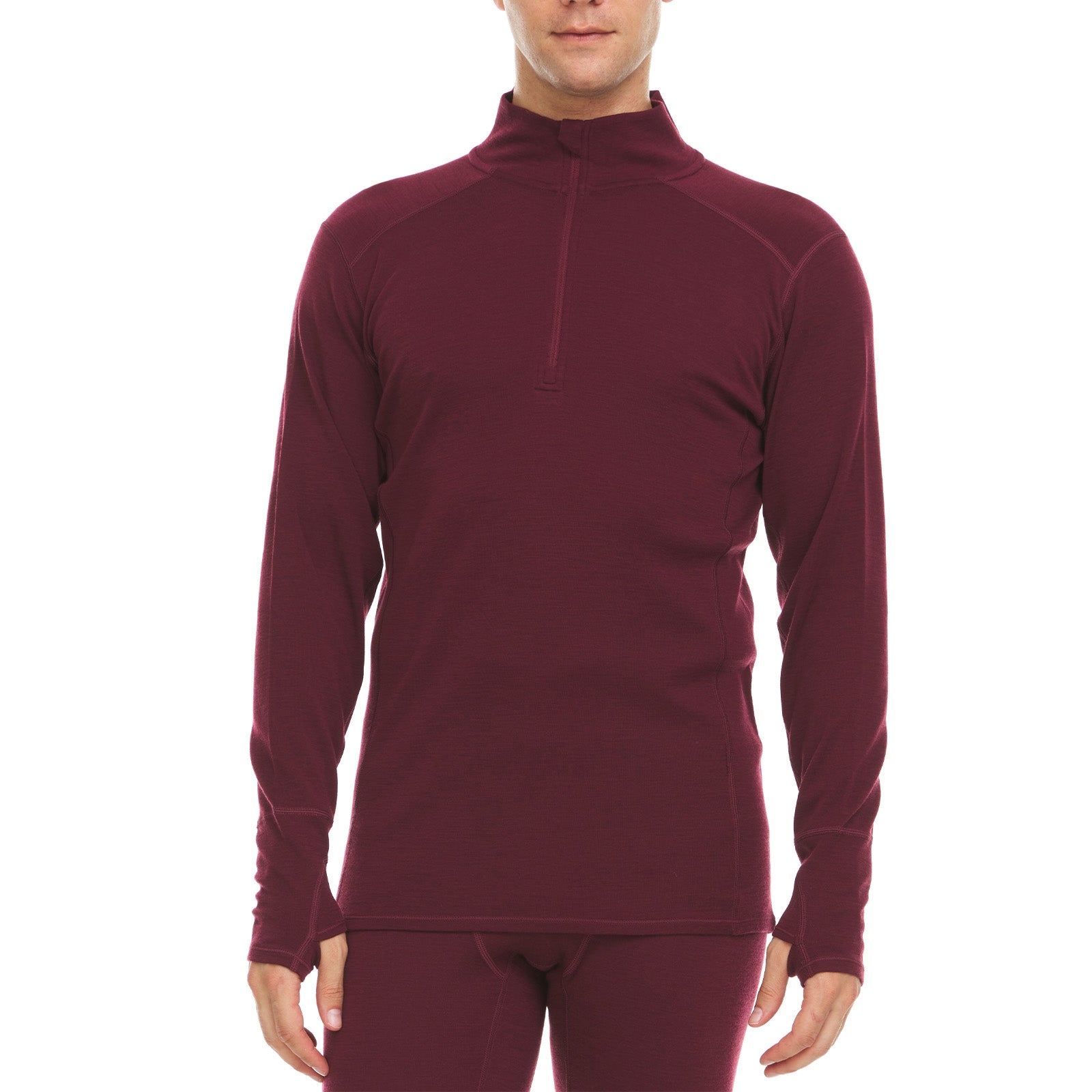 Midweight - Isolation Men's 1/4 Zip 100% Merino Wool - My Men's Shop