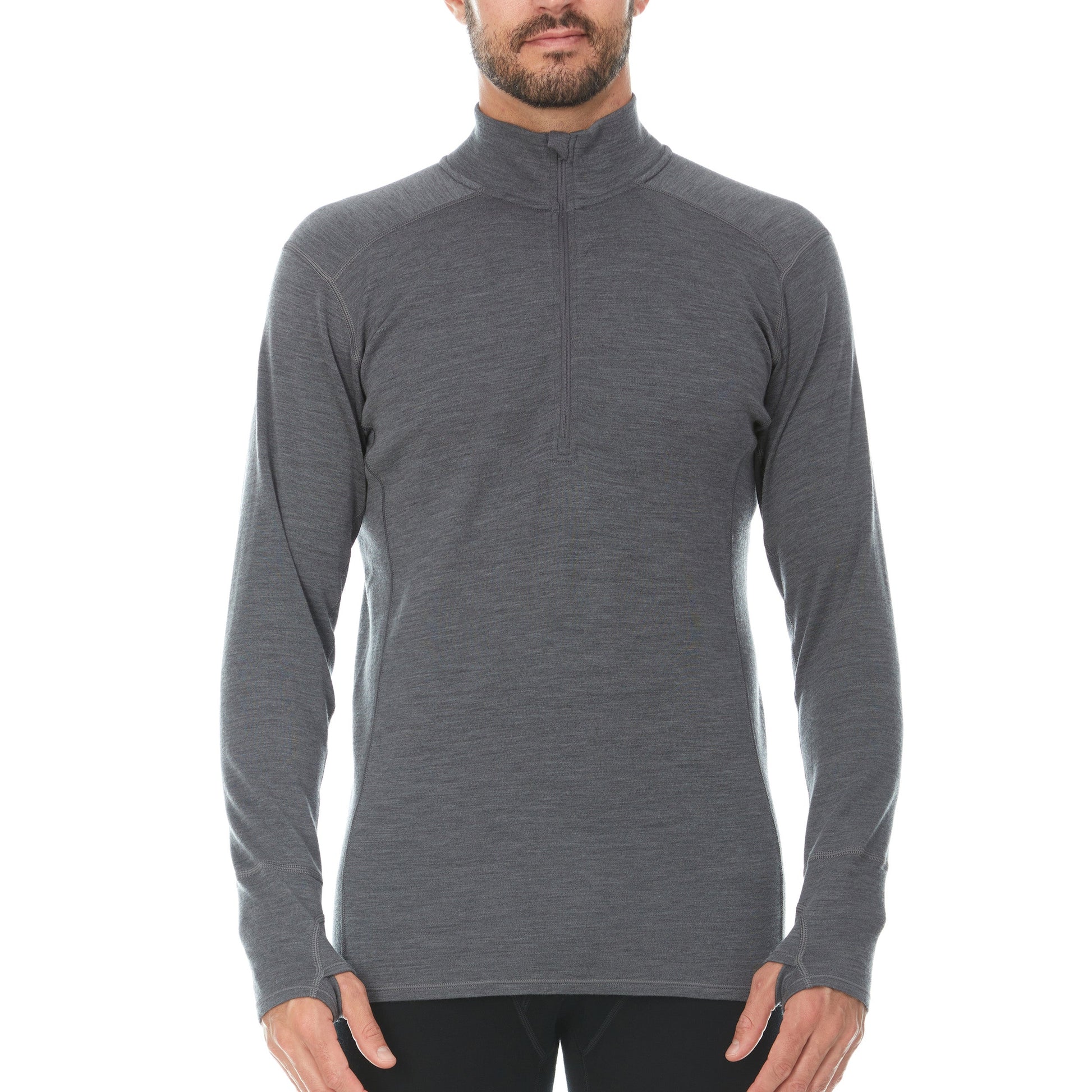 Midweight - Isolation Men's 1/4 Zip 100% Merino Wool - My Men's Shop