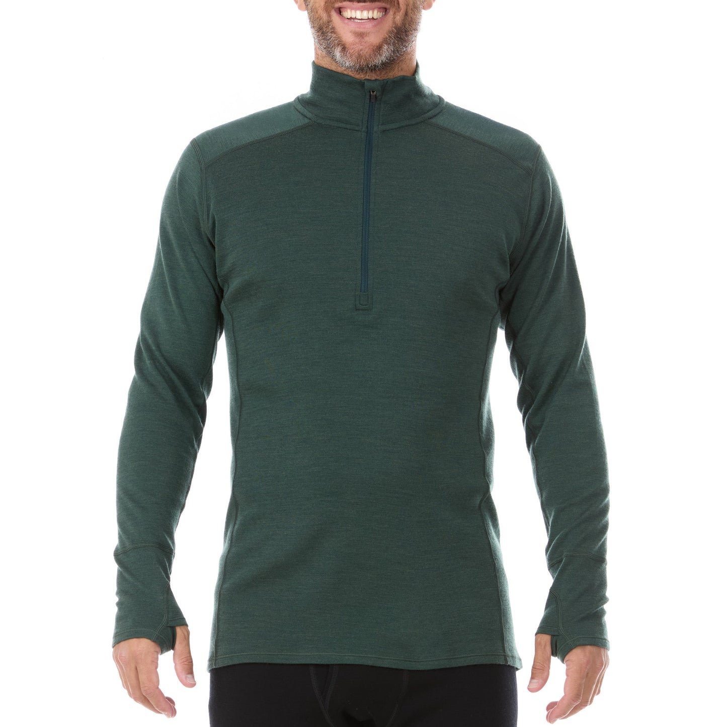 Midweight - Isolation Men's 1/4 Zip 100% Merino Wool - My Men's Shop