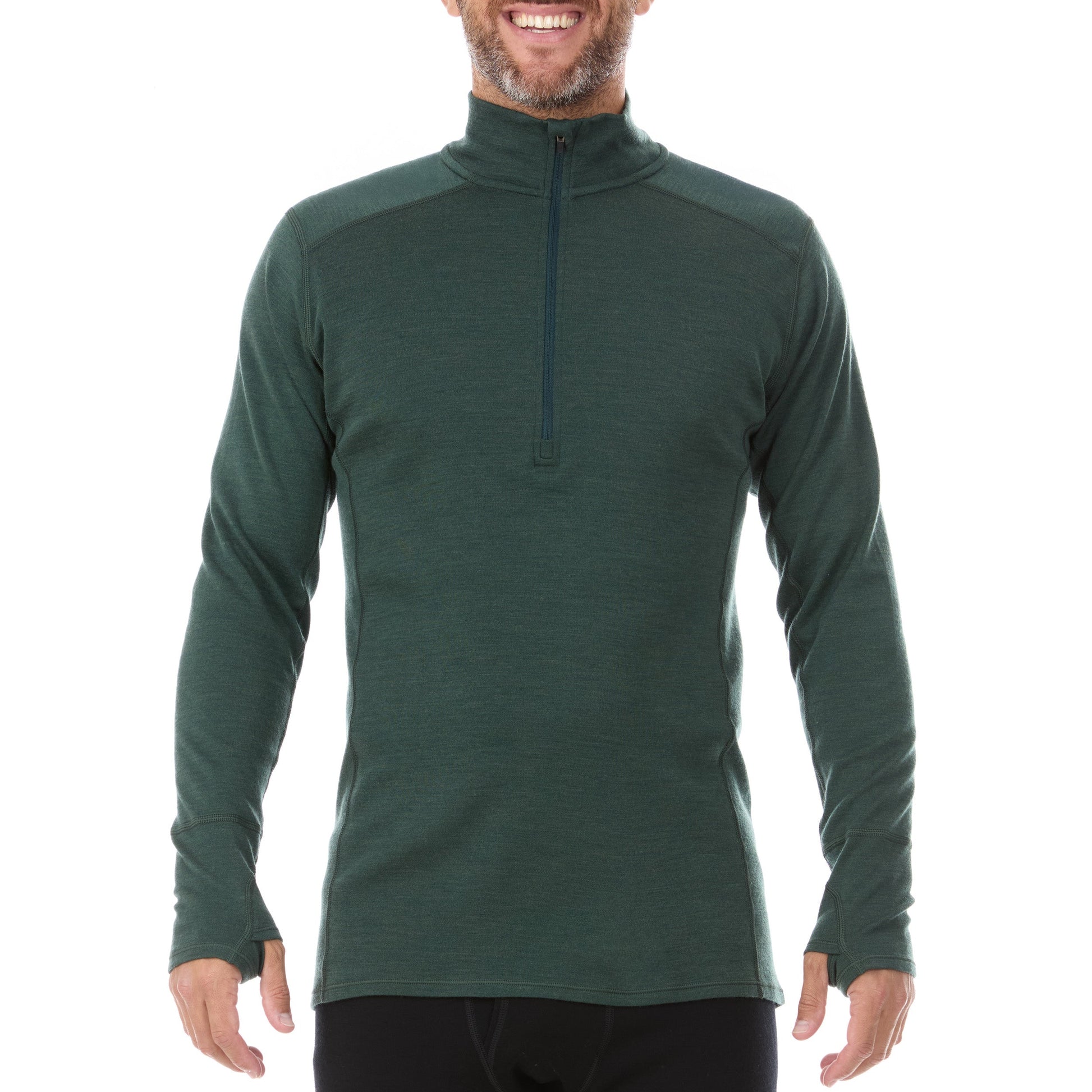 Midweight - Isolation Men's 1/4 Zip 100% Merino Wool - My Men's Shop