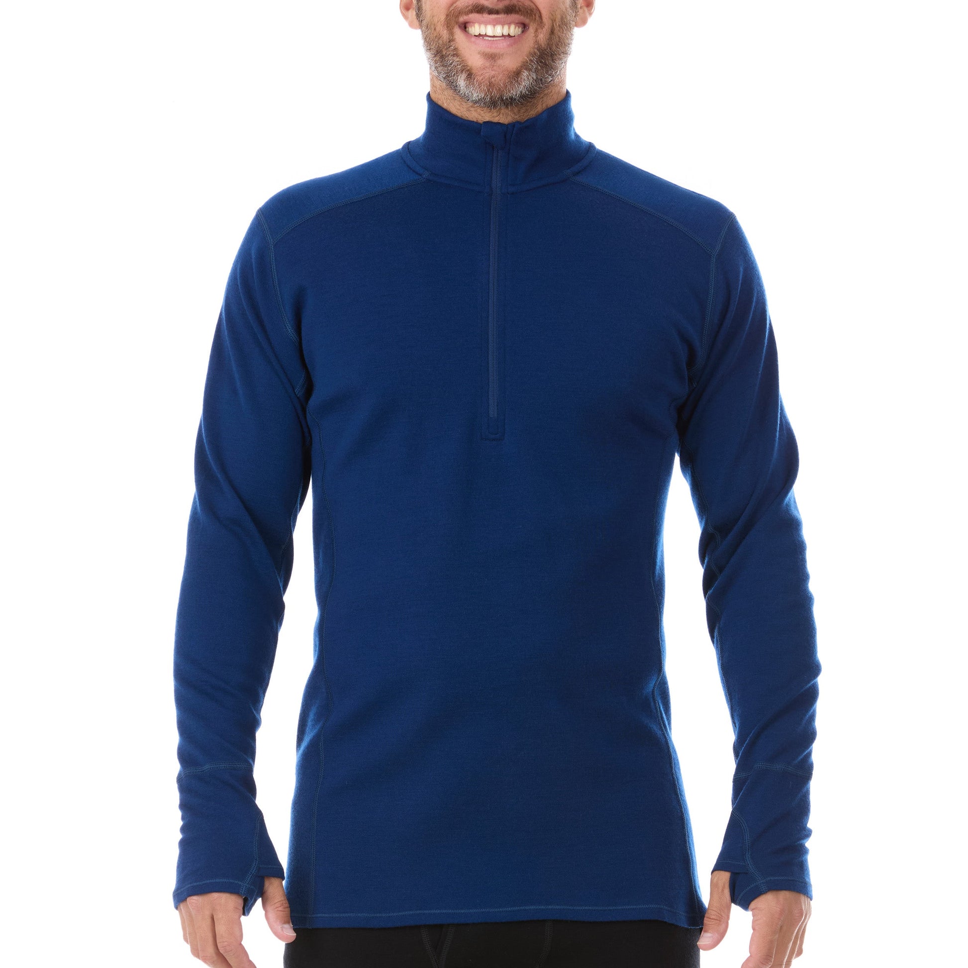 Midweight - Isolation Men's 1/4 Zip 100% Merino Wool - My Men's Shop