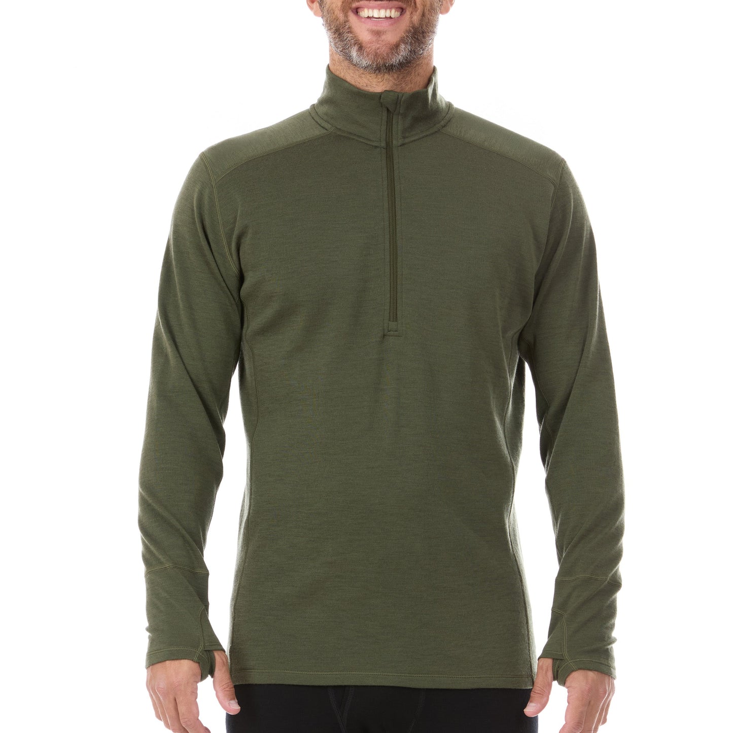 Midweight - Isolation Men's 1/4 Zip 100% Merino Wool - My Men's Shop