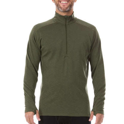 Midweight - Isolation Men's 1/4 Zip 100% Merino Wool - My Men's Shop