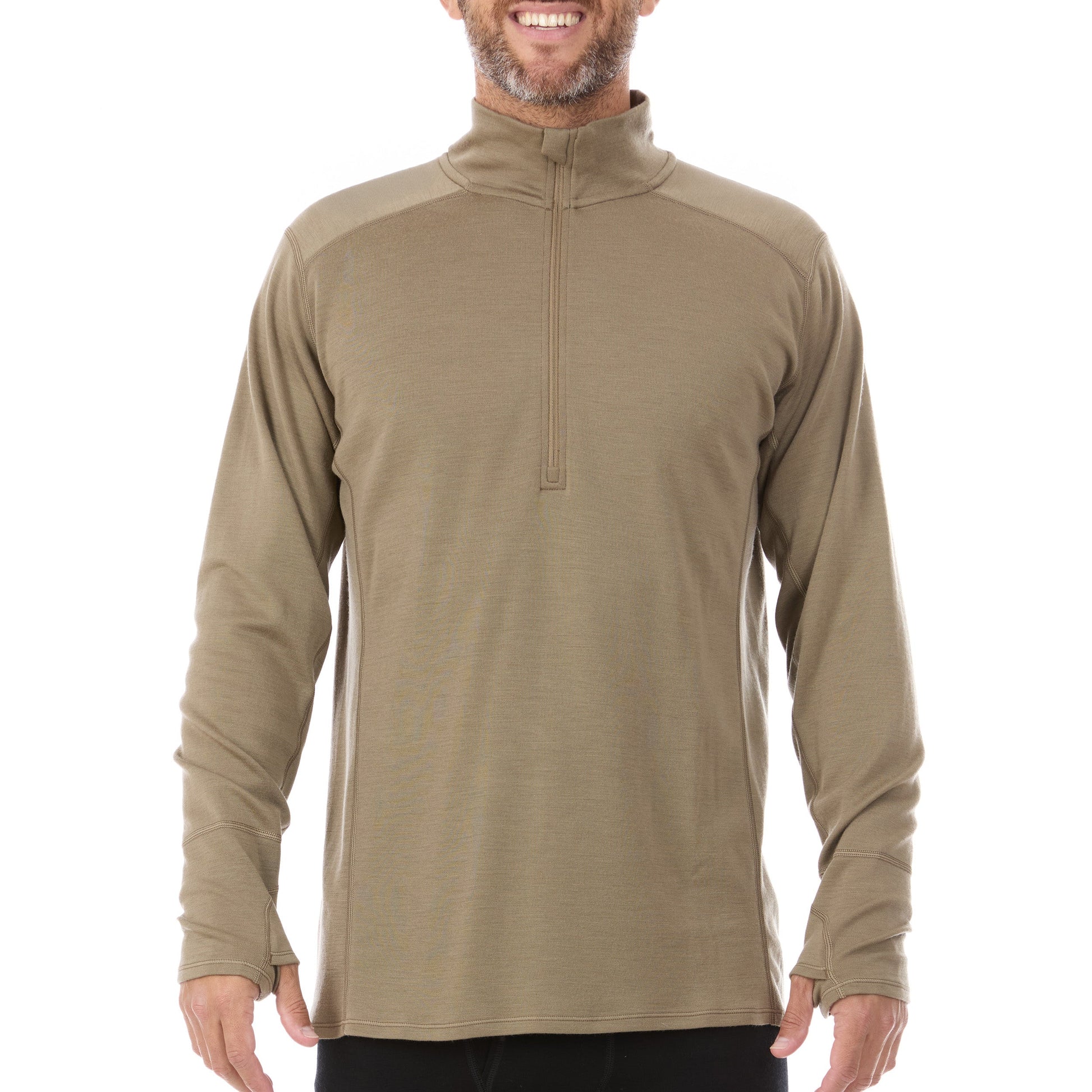 Midweight - Isolation Men's 1/4 Zip 100% Merino Wool - My Men's Shop