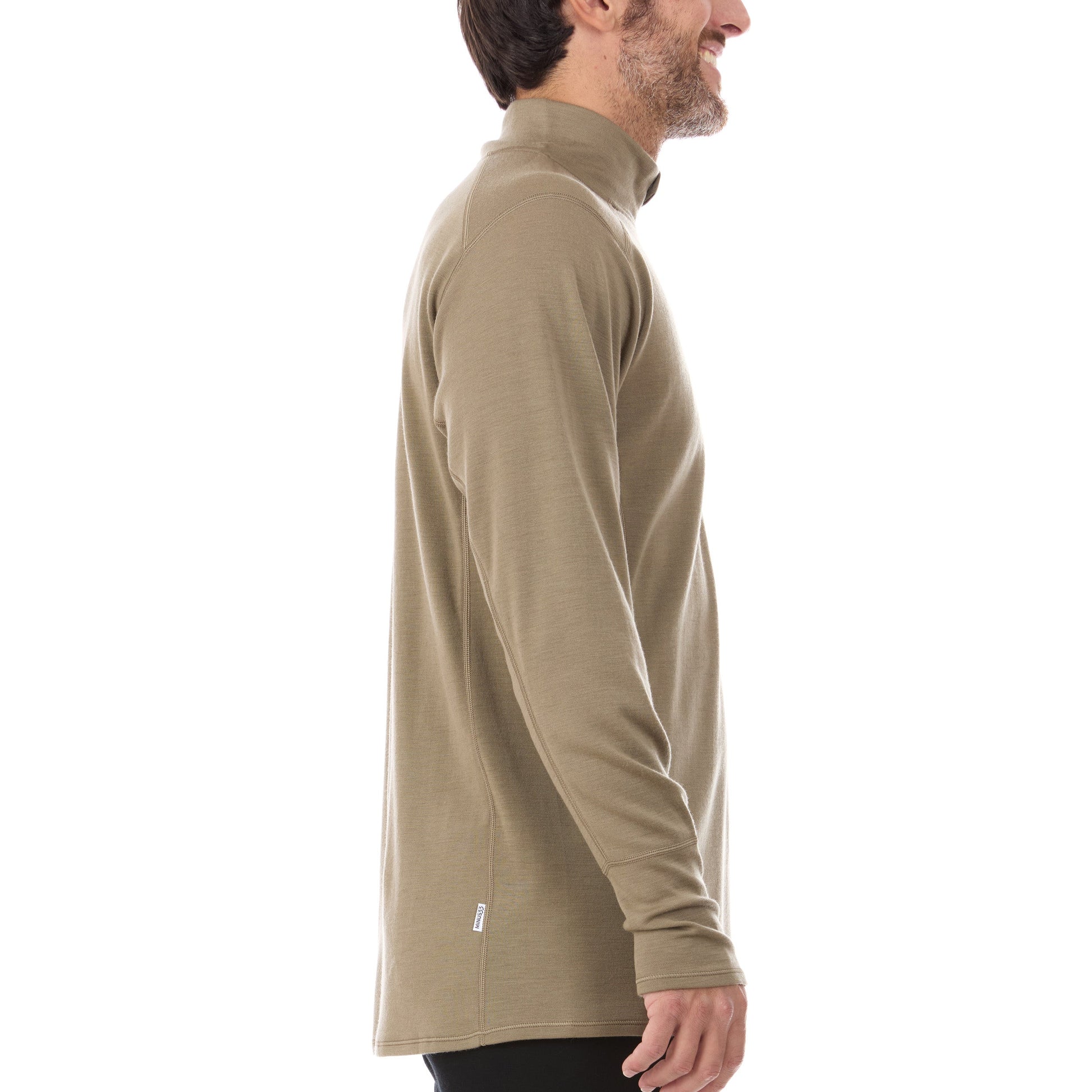 Midweight - Isolation Men's 1/4 Zip 100% Merino Wool - My Men's Shop