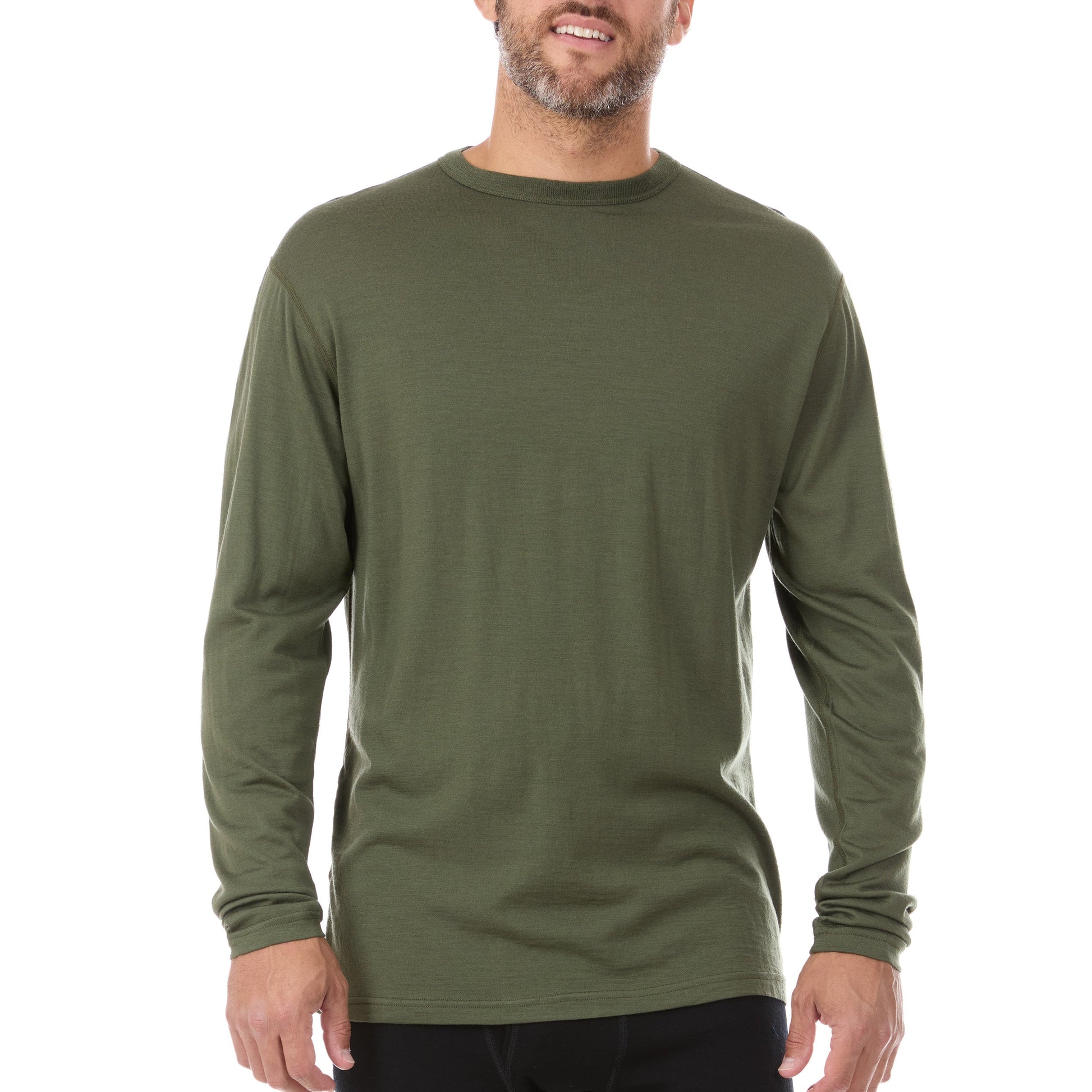 Lightweight - Ticonderoga Men's Crew 100% Merino Wool - My Men's Shop