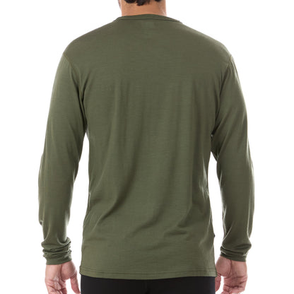 Lightweight - Ticonderoga Men's Crew 100% Merino Wool - My Men's Shop