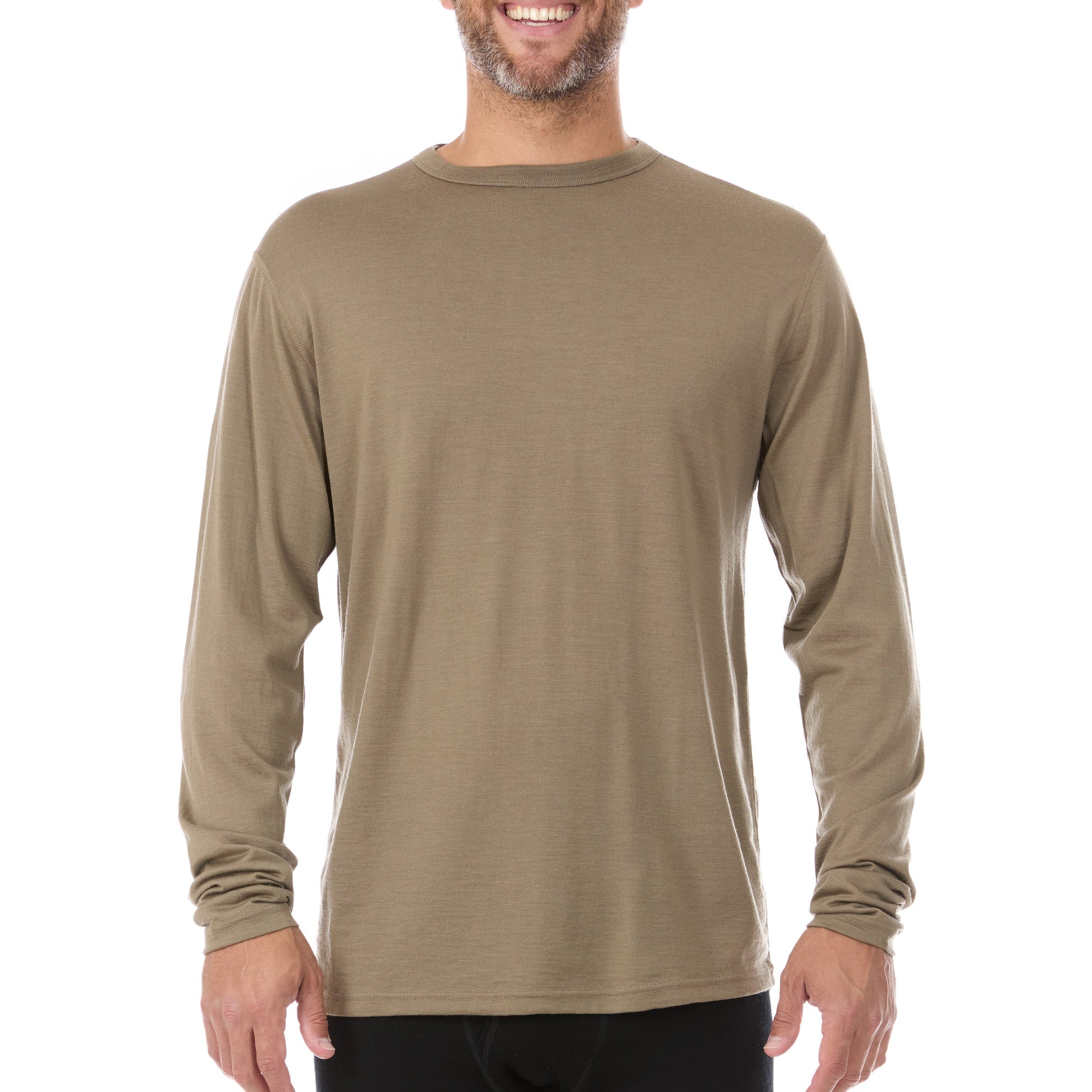 Lightweight - Ticonderoga Men's Crew 100% Merino Wool - My Men's Shop