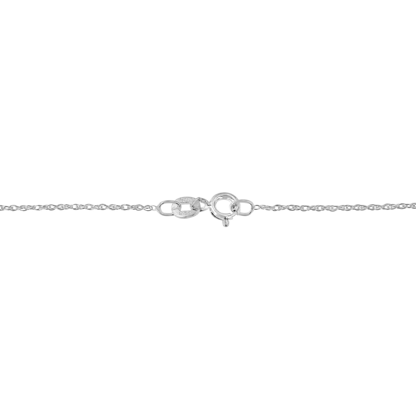 Collar con colgante en forma de corazón de doble fila de diamantes redondos de 4 quilates en plata de ley .925 de 4 Cttw de 45,72 cm (color K-L, claridad I1-I2)