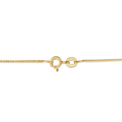 Collar con colgante de corazón de diamante champán de 1,0 quilates de peso total, chapado en oro amarillo de 14 quilates sobre plata de ley 925 (color K-L, claridad I1-I2) - 45,72 cm