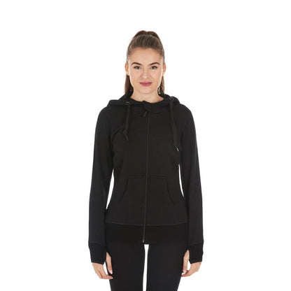 Women's Brushed Merino Wool Full-Zip Hoodie - Heavyweight
