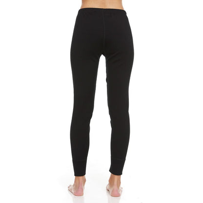 Pantalones térmicos de lana de merino de gran gramaje para mujer - 100% lana merino
