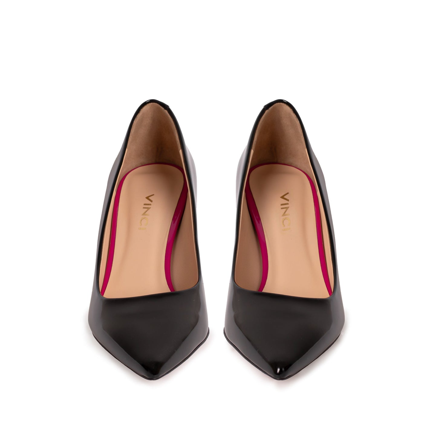 The Brunello Black Patent Leather Pump Women Shoe