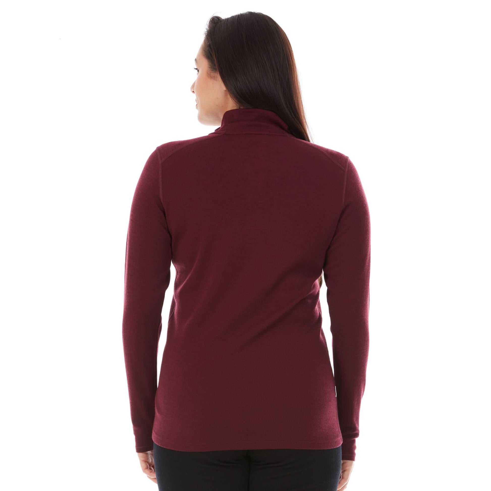 Midweight - Sequoia Women's 1/4 Zip 100% Merino Wool - My Men's Shop