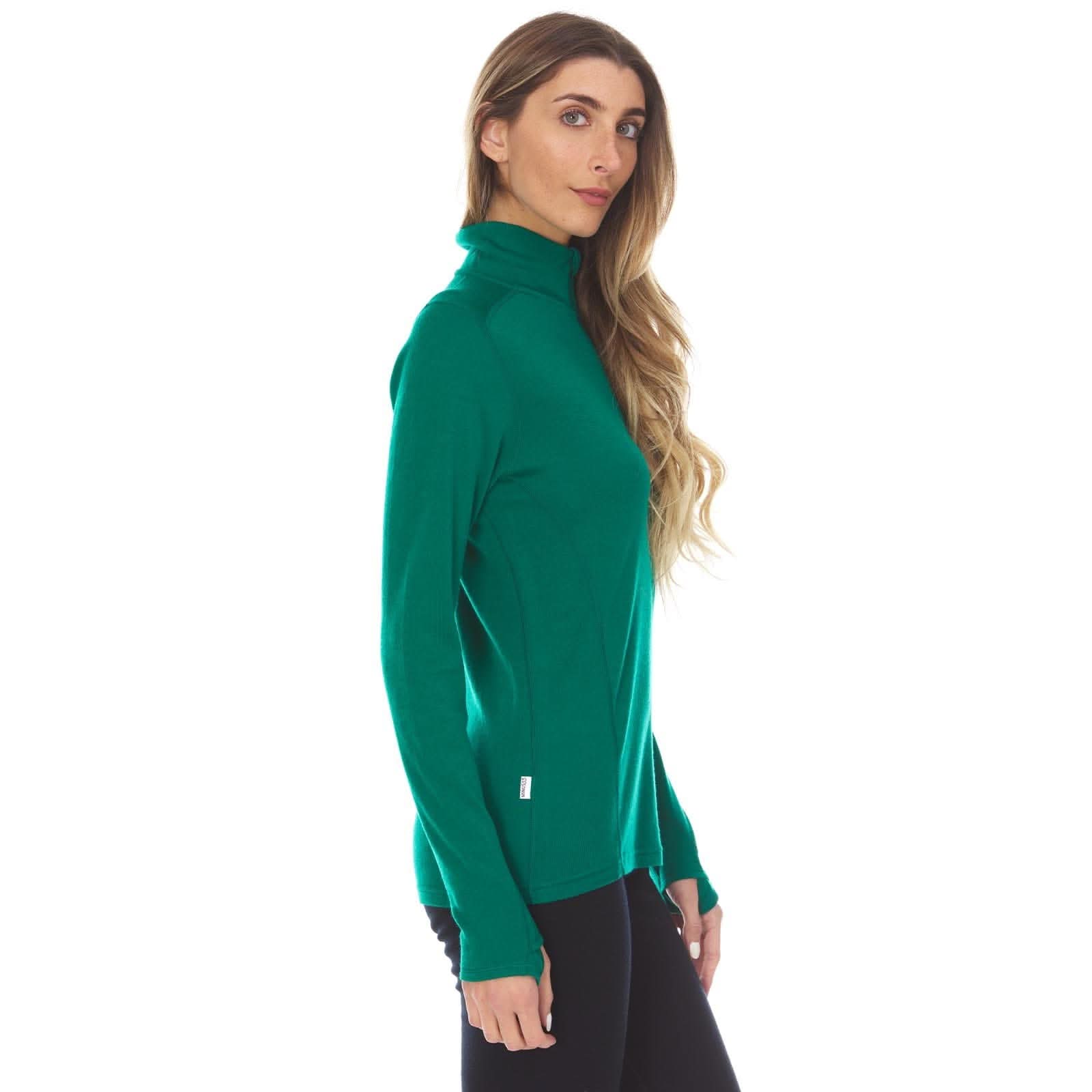 Midweight - Sequoia Women's 1/4 Zip 100% Merino Wool - My Men's Shop