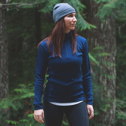 Midweight - Sequoia Women's 1/4 Zip 100% Merino Wool - My Men's Shop