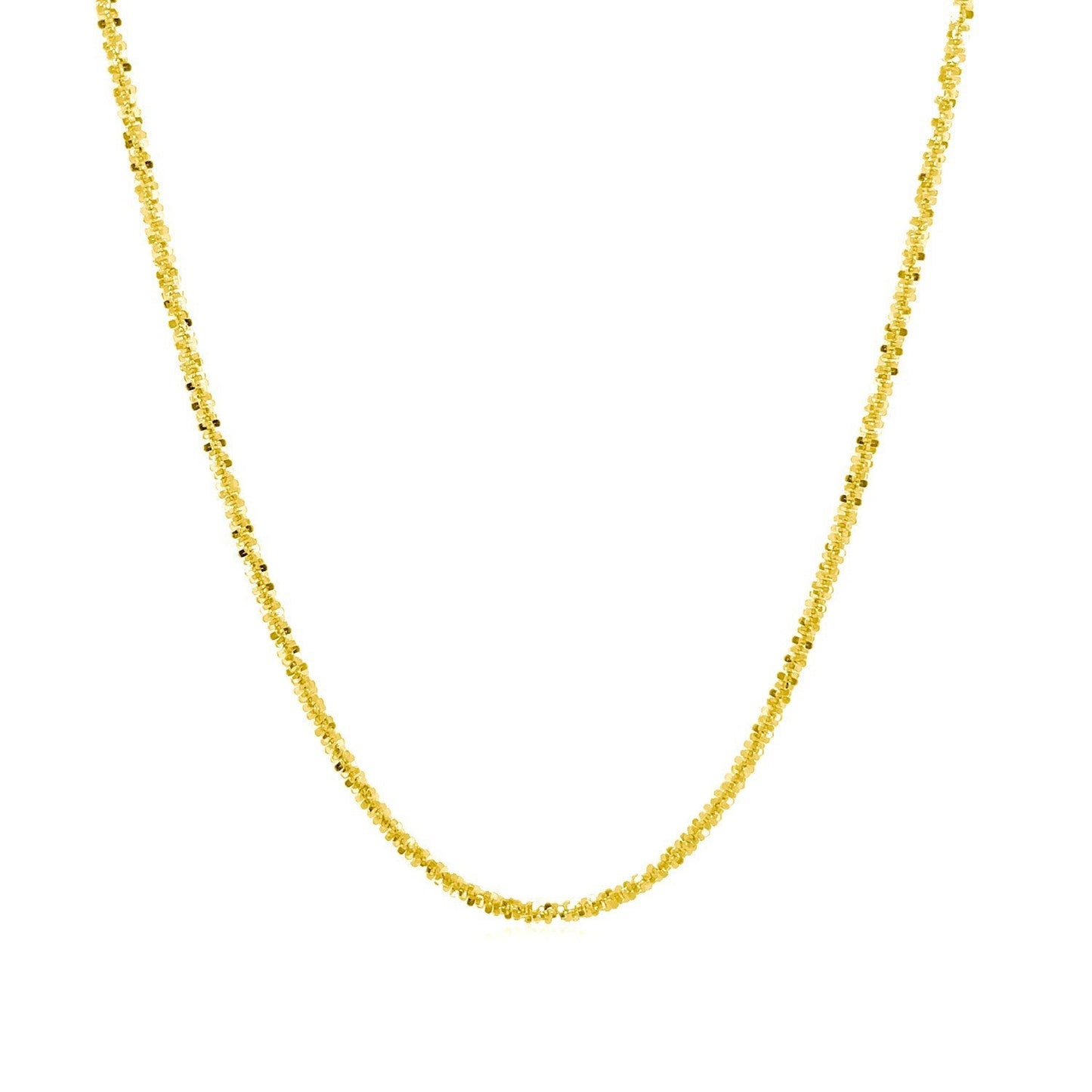 Cadena de Oro Amarillo de 14k con Brillo de 1,5mm