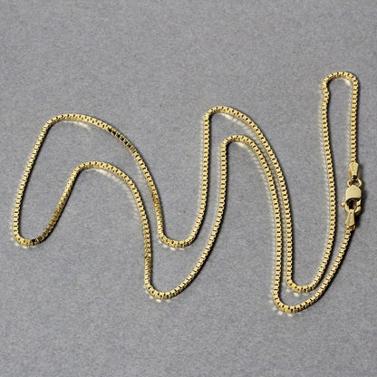 Cadena Clásica de Oro Amarillo de 14k, 1.1mm