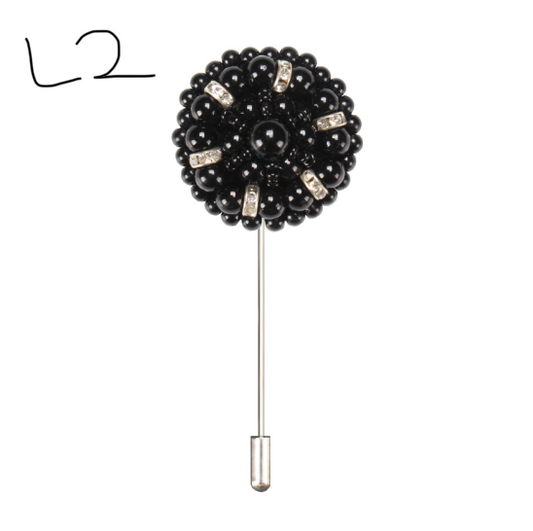 JSLP118 Bejewled Lapel Pin