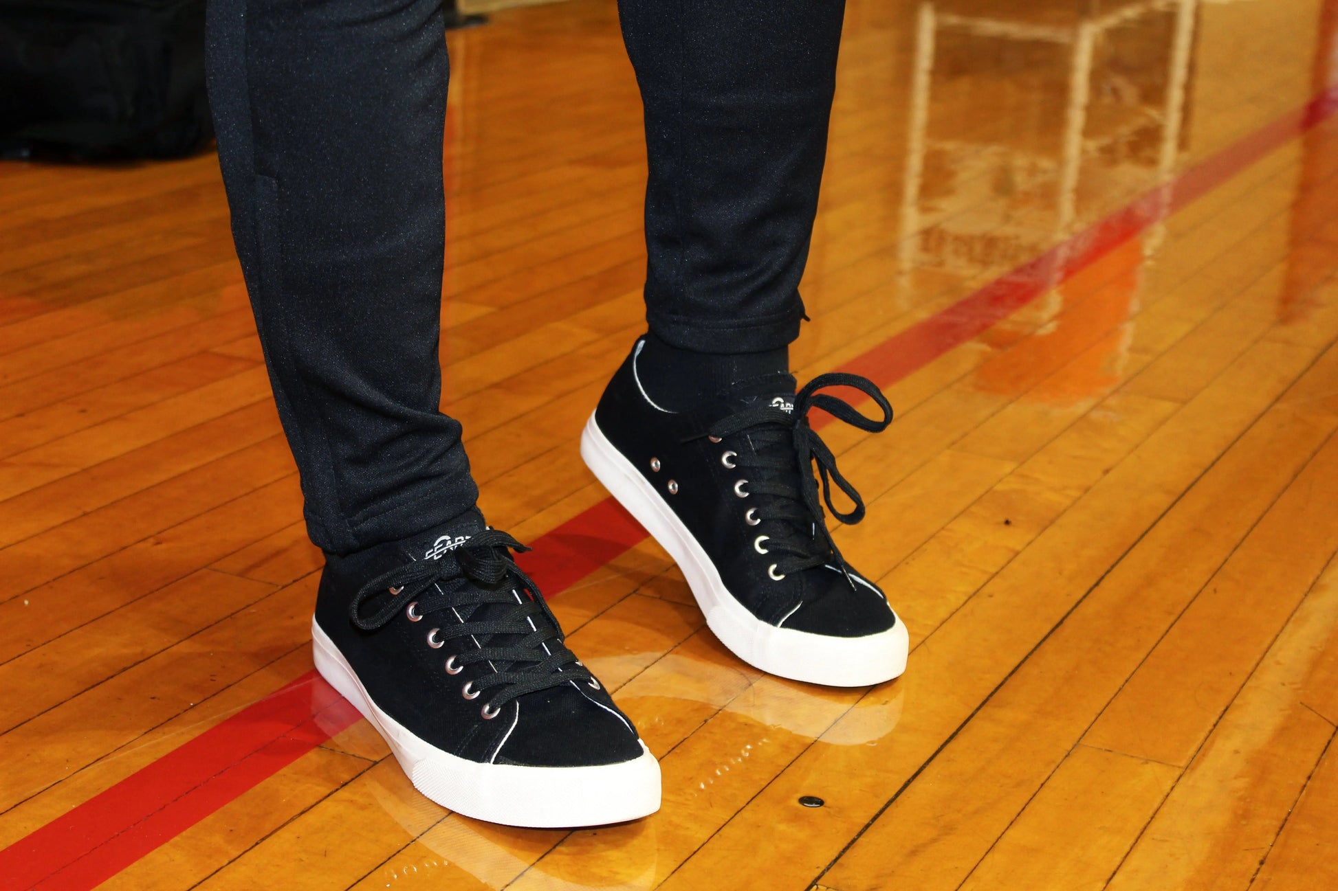 Retro Black/White Canvas Sneakers Unisex Size - Cushioned Insole - My Men's Shop