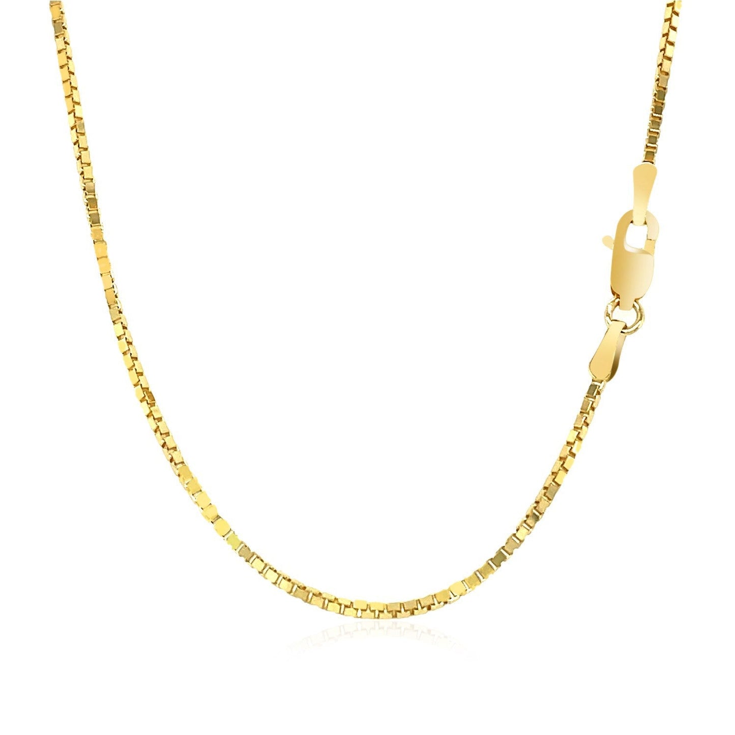 Cadena Clásica de Oro Amarillo de 14k, 1.1mm