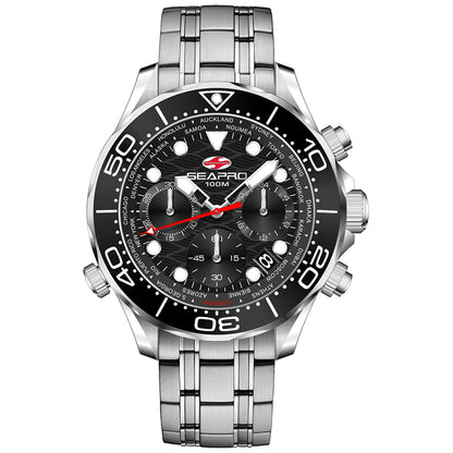 Seapro Reloj Mondial para hombre
