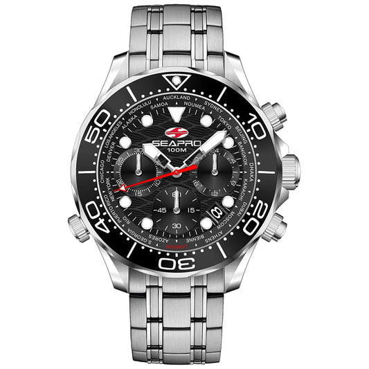 Seapro Reloj Mondial para hombre